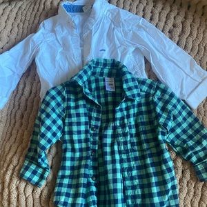 Button down shirts long sleeve bundle
